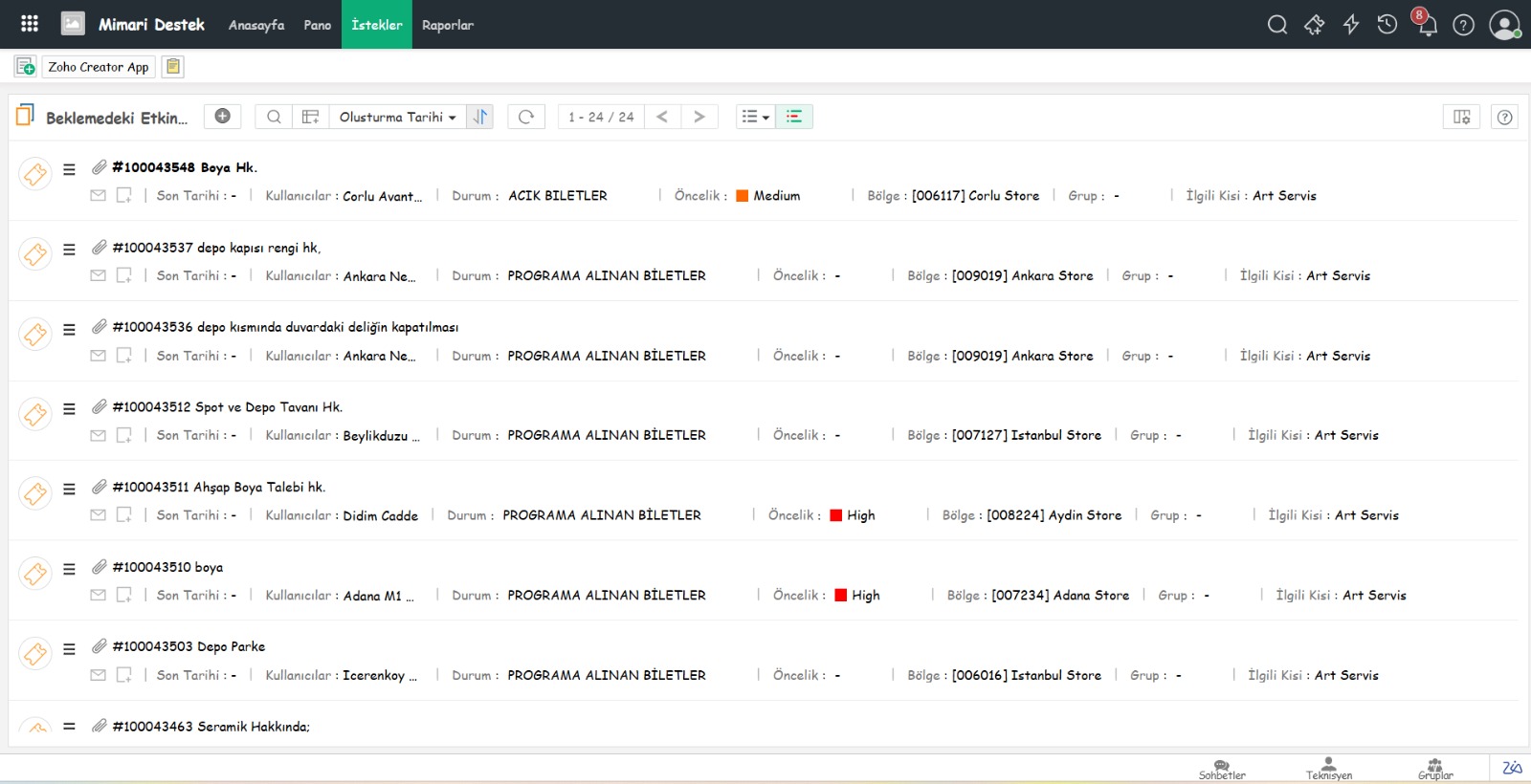 Online Takip ve Raporlama Sistemi
